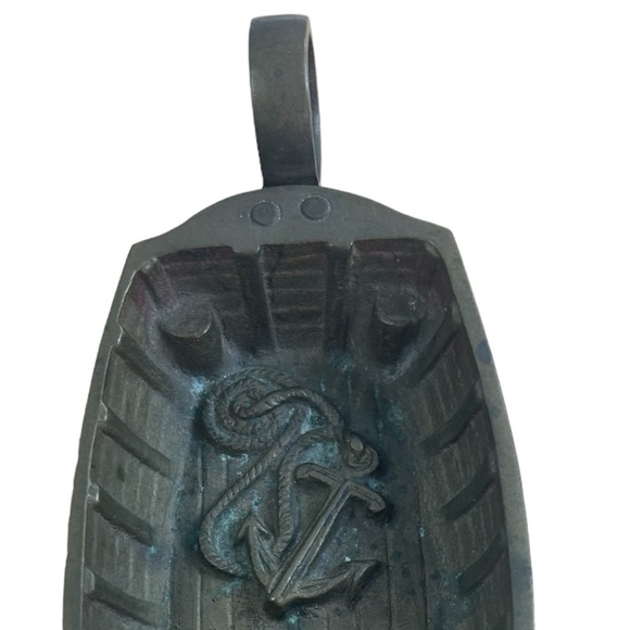 Row Boat Anchor Patnia Bass Trinket Ashtray Coin Vintage Catch All Rings Jewelry - Picture 2 of 10